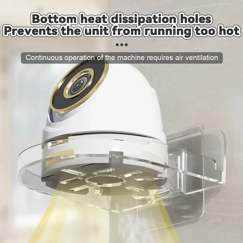 Punch Free Security Surveillance Camera Stand Self Adhesive Wall Bracket 2