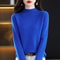 100 Percent Pure Wool Half Neck Pullover Autumn Winter Cashmere Sweater 13