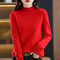 100 Percent Pure Wool Half Neck Pullover Autumn Winter Cashmere Sweater 15