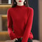 100 Percent Pure Wool Half Neck Pullover Autumn Winter Cashmere Sweater 16