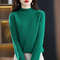 100 Percent Pure Wool Half Neck Pullover Autumn Winter Cashmere Sweater 1