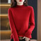 100 Percent Pure Wool Half Neck Pullover Autumn Winter Cashmere Sweater 4