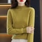100 Percent Pure Wool Half Neck Pullover Autumn Winter Cashmere Sweater 22