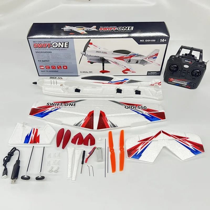 4CH RC Plane Brushless Motor Remote Control Aircraft 4