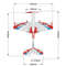 4CH RC Plane Brushless Motor Remote Control Aircraft 5