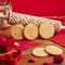 Deep Engraved Wooden Heart Pattern Embossed Rolling Pin 0