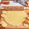 Flower Leaf Strawberry Deep Engraved Wooden Rolling Pin For Decorative Cookie Baking 2
