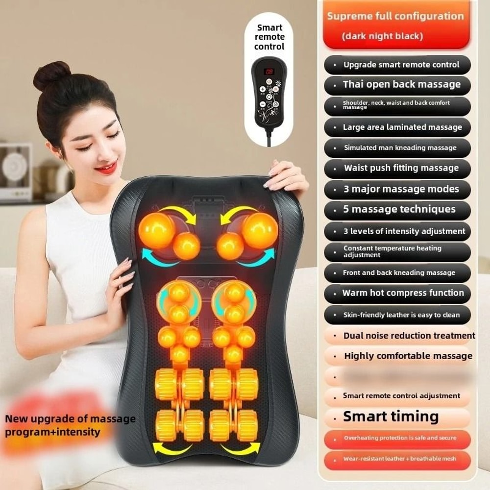 JAIYORL Shiatsu Neck Back Massage Pillow 6