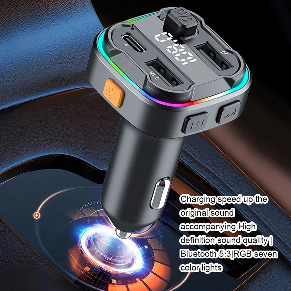 FM12B Bluetooth Car MP3 Player With LCD Display And FM Transmitter 1