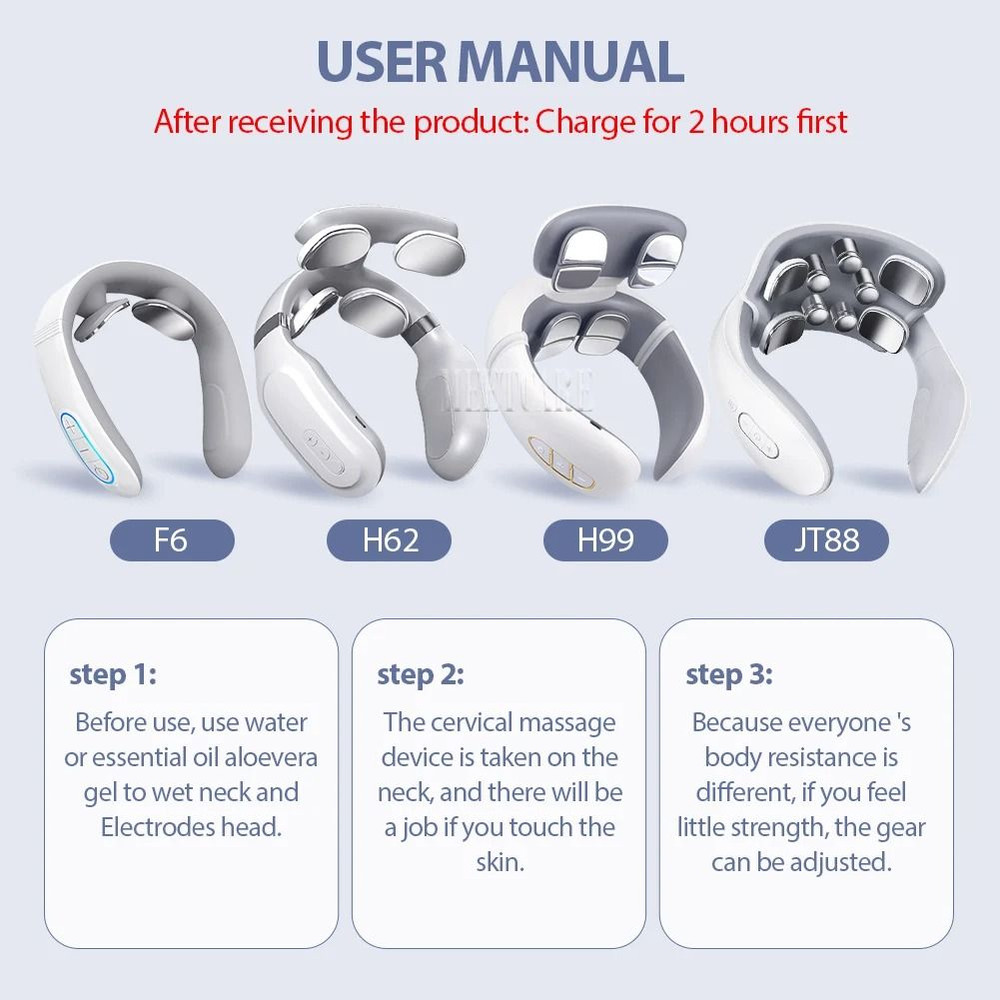 TENS Pulse Wireless Neck And Back Smart Massager 4