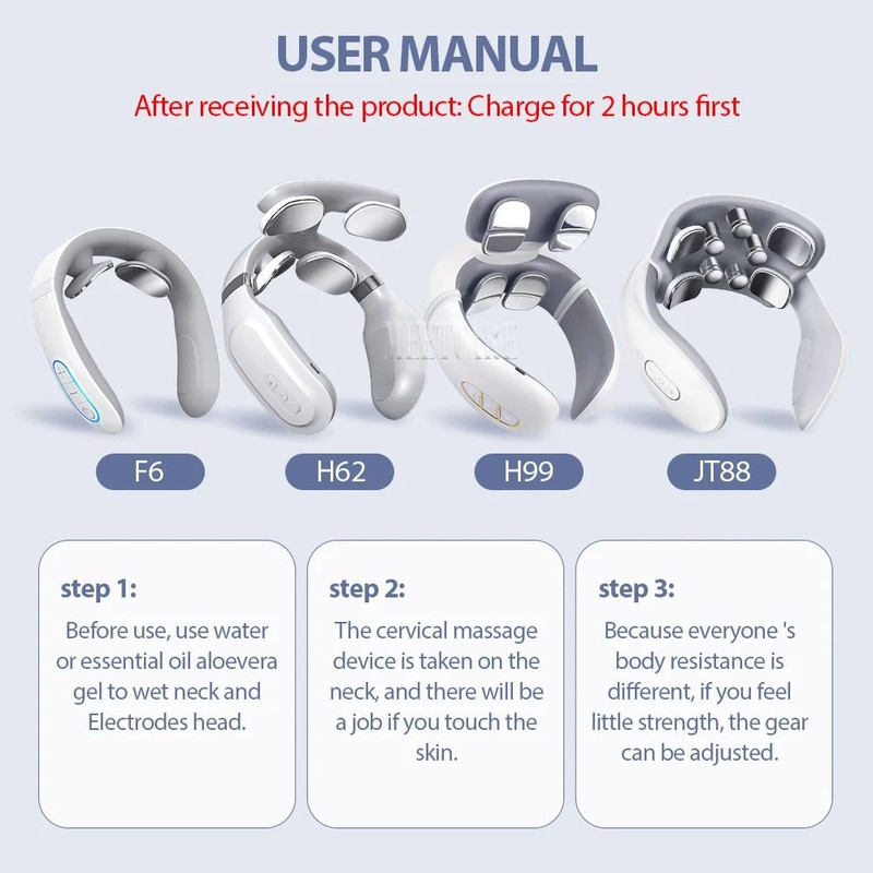 TENS Pulse Wireless Neck And Back Smart Massager 4