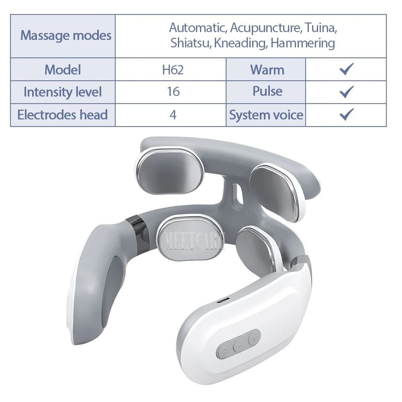 TENS Pulse Wireless Neck And Back Smart Massager 7
