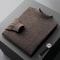 Men Casual Wool Sweater With Semi High Neck For Fall And Winter 11