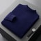 Men Casual Wool Sweater With Semi High Neck For Fall And Winter 6