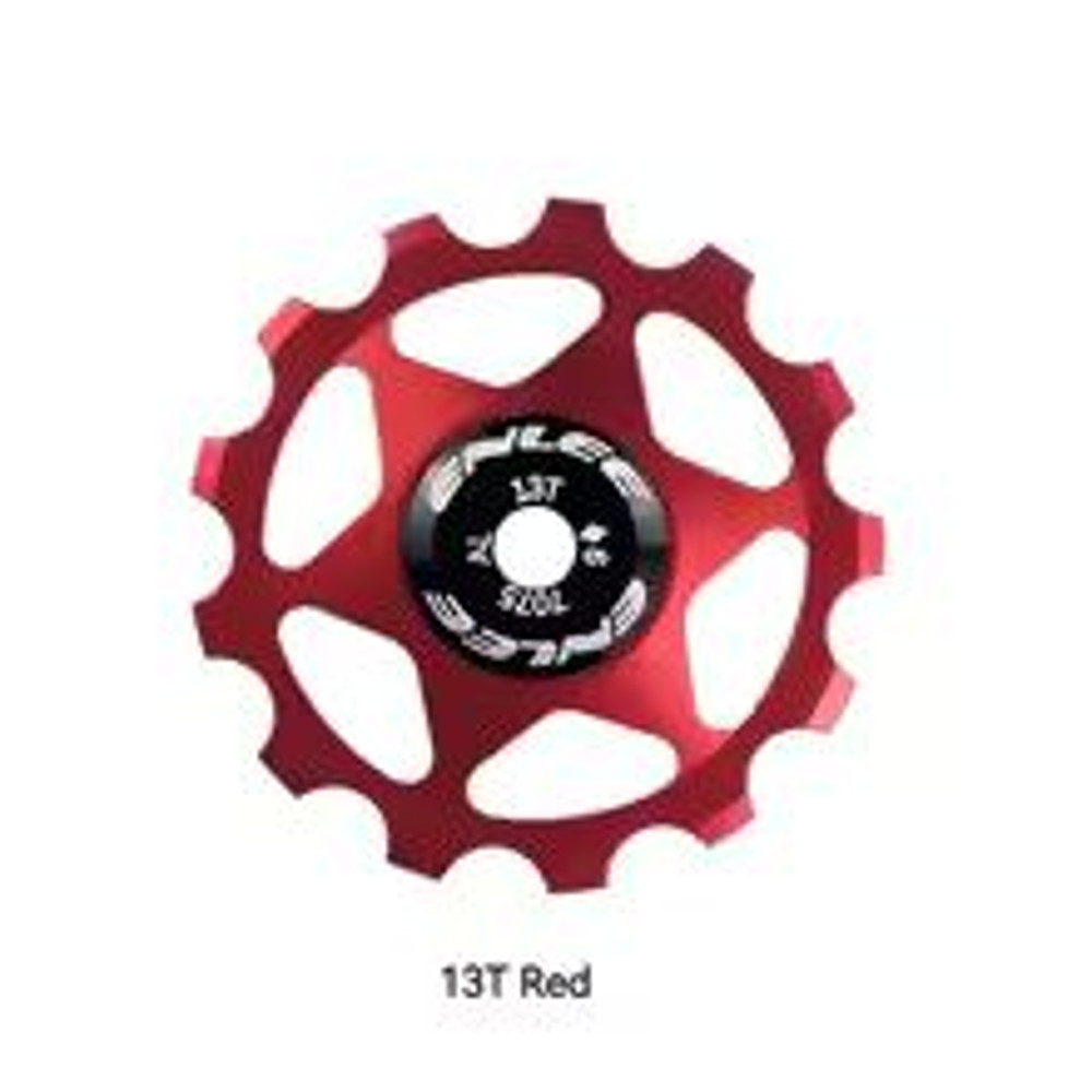 Aluminum Alloy Bicycle Guide Wheel Pulley With Ceramic Bearing For MTB Derailleu 12