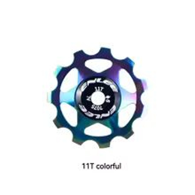 Aluminum Alloy Bicycle Guide Wheel Pulley With Ceramic Bearing For MTB Derailleu 13