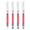 Deep Hole Long Nib Marking Pens For Metal Wood And Multi Surface DIY Use 4 Pack Waterproof Fine Tip 10