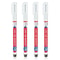 Deep Hole Long Nib Marking Pens For Metal Wood And Multi Surface DIY Use 4 Pack Waterproof Fine Tip 6
