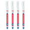 Deep Hole Long Nib Marking Pens For Metal Wood And Multi Surface DIY Use 4 Pack Waterproof Fine Tip 7