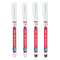 Deep Hole Long Nib Marking Pens For Metal Wood And Multi Surface DIY Use 4 Pack Waterproof Fine Tip 15