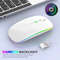 Rechargeable Silent Wireless Mouse With LED Backlit And Dual Mode 1