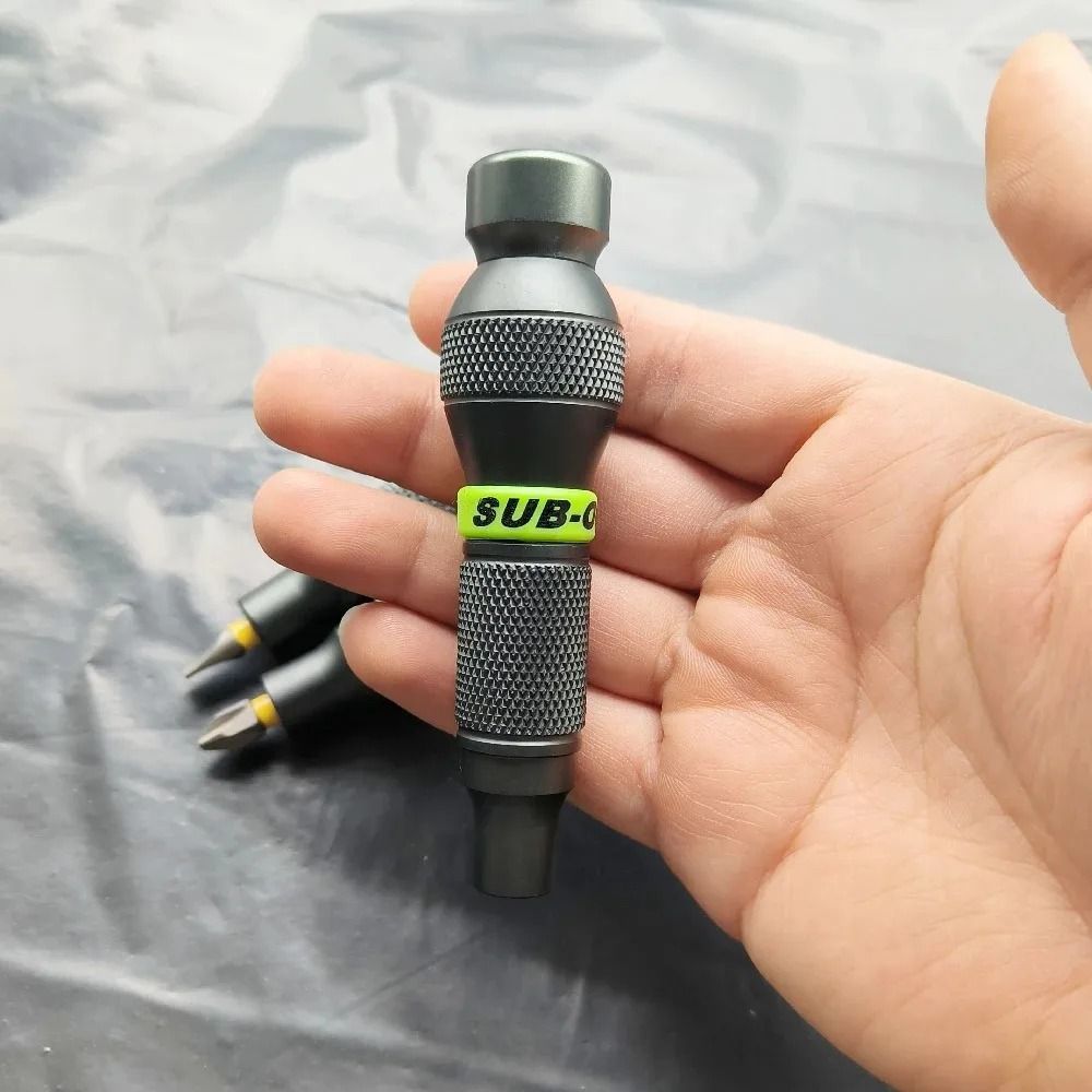 Precision Aluminum Alloy Mini Handle For 1 4 Inch Hex Bits 4