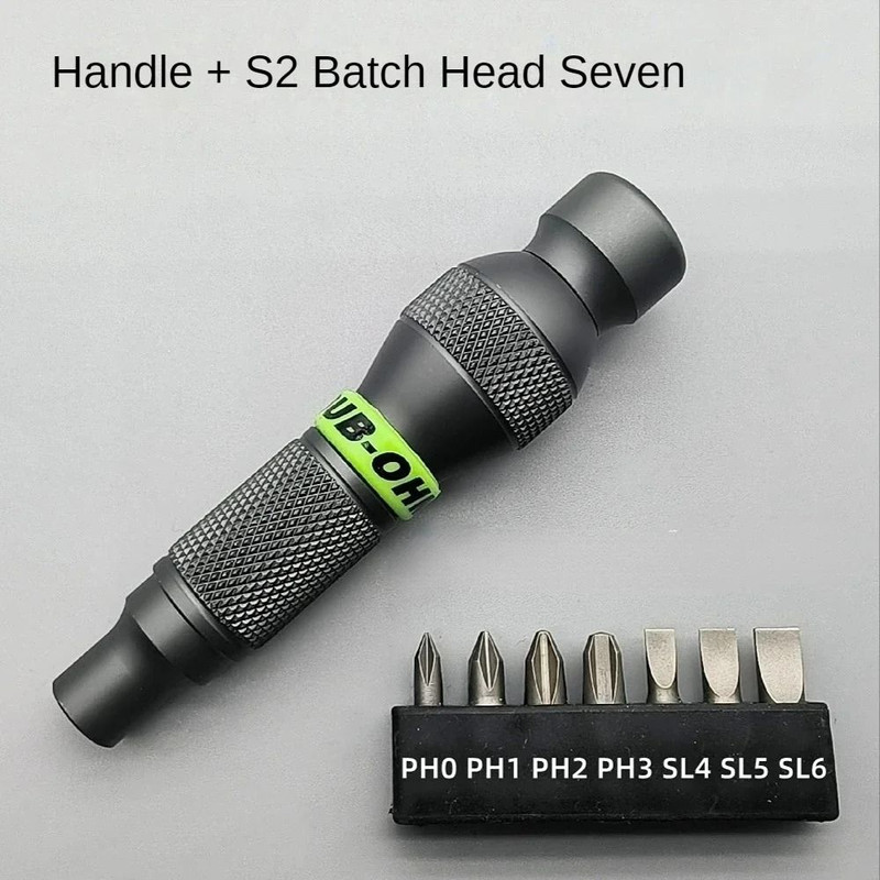 Precision Aluminum Alloy Mini Handle For 1 4 Inch Hex Bits 9