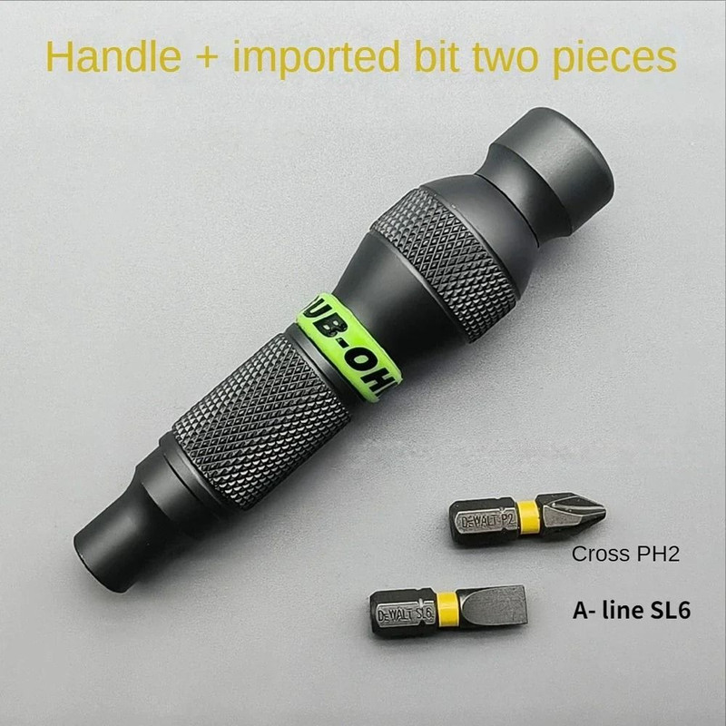Precision Aluminum Alloy Mini Handle For 1 4 Inch Hex Bits 8