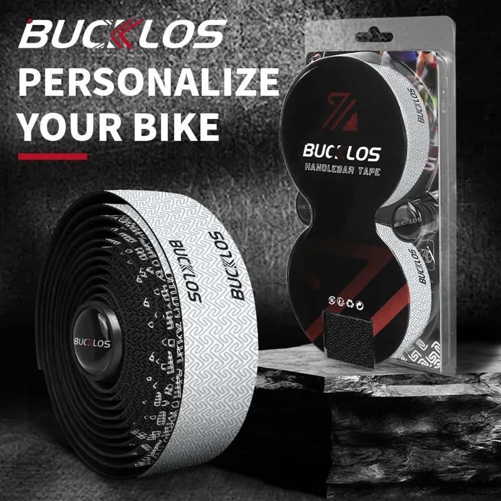 Bucklos Bicycle Handlebar Tape PU EVA Shock Absorption Grip Wrap 1
