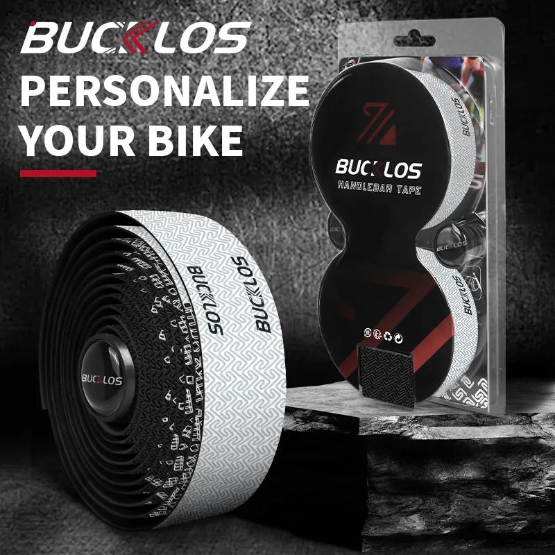 Bucklos Bicycle Handlebar Tape PU EVA Shock Absorption Grip Wrap 1