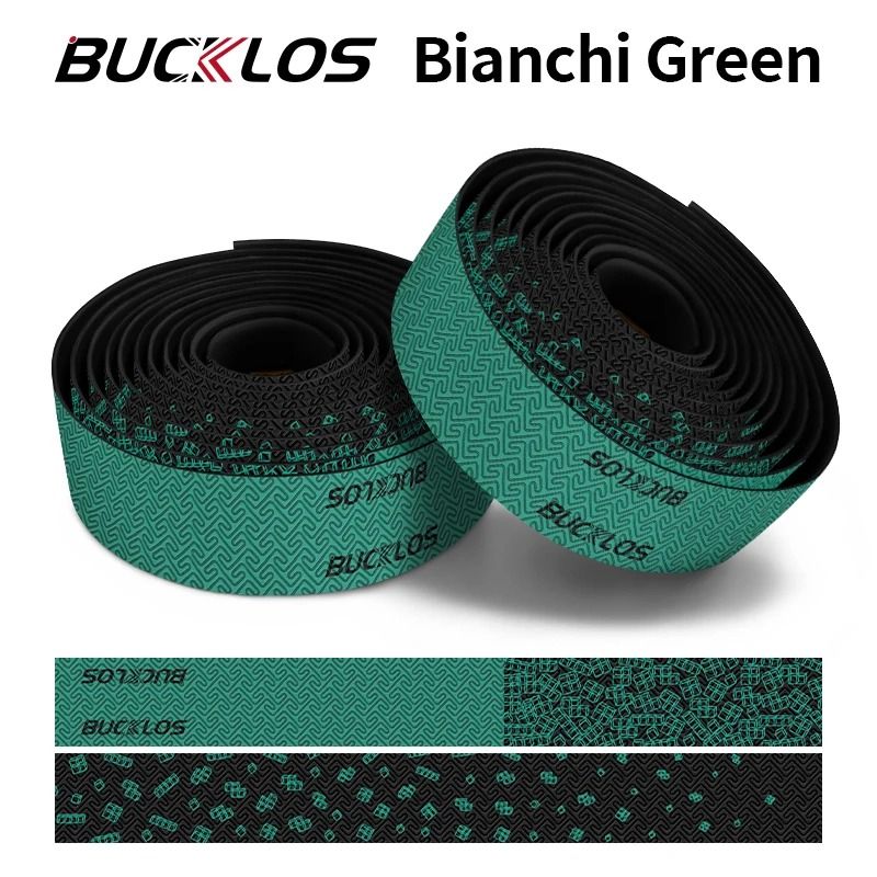 Bucklos Bicycle Handlebar Tape PU EVA Shock Absorption Grip Wrap 12