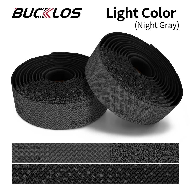 Bucklos Bicycle Handlebar Tape PU EVA Shock Absorption Grip Wrap 14
