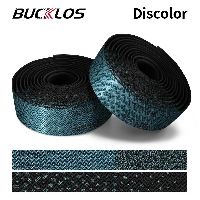 Bucklos Bicycle Handlebar Tape PU EVA Shock Absorption Grip Wrap 6