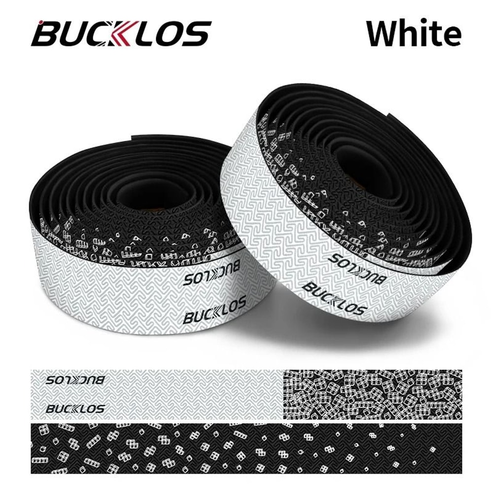 Bucklos Bicycle Handlebar Tape PU EVA Shock Absorption Grip Wrap 7