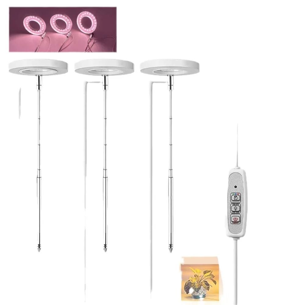 Full Spectrum Indoor Solar LED Grow Light With Four Gear Dimming And Telescopic Floor Stand 1