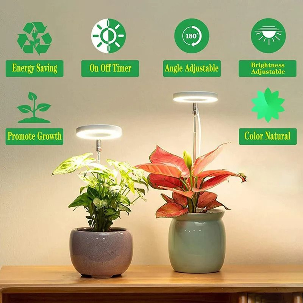 Full Spectrum Indoor Solar LED Grow Light With Four Gear Dimming And Telescopic Floor Stand 5