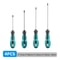 4PCS Multipurpose Insulated Screwdriver Set For Electrician Use 7