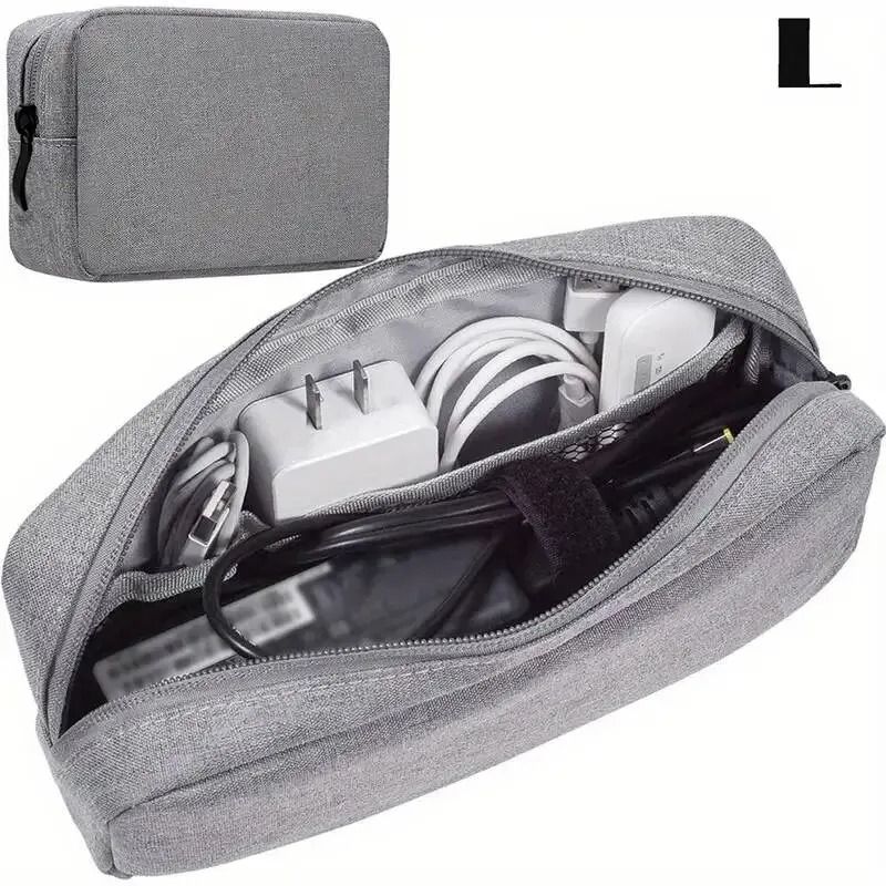 Storage Bag Organizer For Cables Power Bank And Small Electronics Travel Case 9