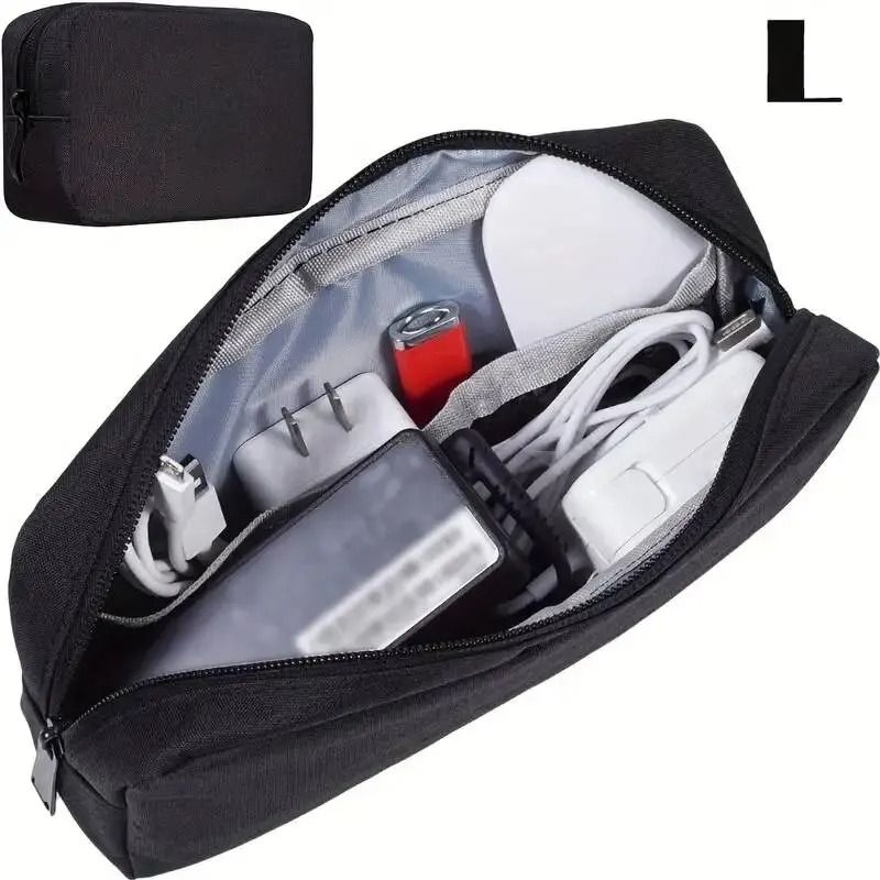 Storage Bag Organizer For Cables Power Bank And Small Electronics Travel Case 8