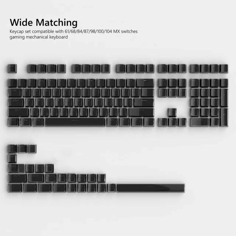 OEM Profile Pink Jello Crystal Keycap Set For MX Switches 13