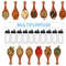 Clear Plastic Spice Bottle Set For Salt And Pepper 4