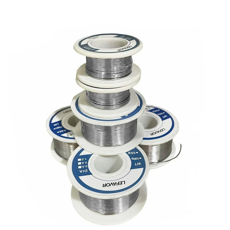 No Clean Rosin Core Soldering Tin Wire Roll 08mm 10mm 4