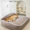 Cat And Dog Bed Non Slip Warm Soft Kennel With Removable Cushion 0