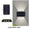 Outdoor Solar Wall Lamp Waterproof Up And Down Light 10