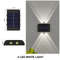 Outdoor Solar Wall Lamp Waterproof Up And Down Light 8