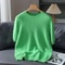Mink Cashmere Knit Short Sleeve Sweater For Men 9
