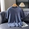 Mink Cashmere Knit Short Sleeve Sweater For Men 12