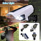 LED Outdoor Motion Sensor Solar Flood Light With Dummy Security Camera Design 0