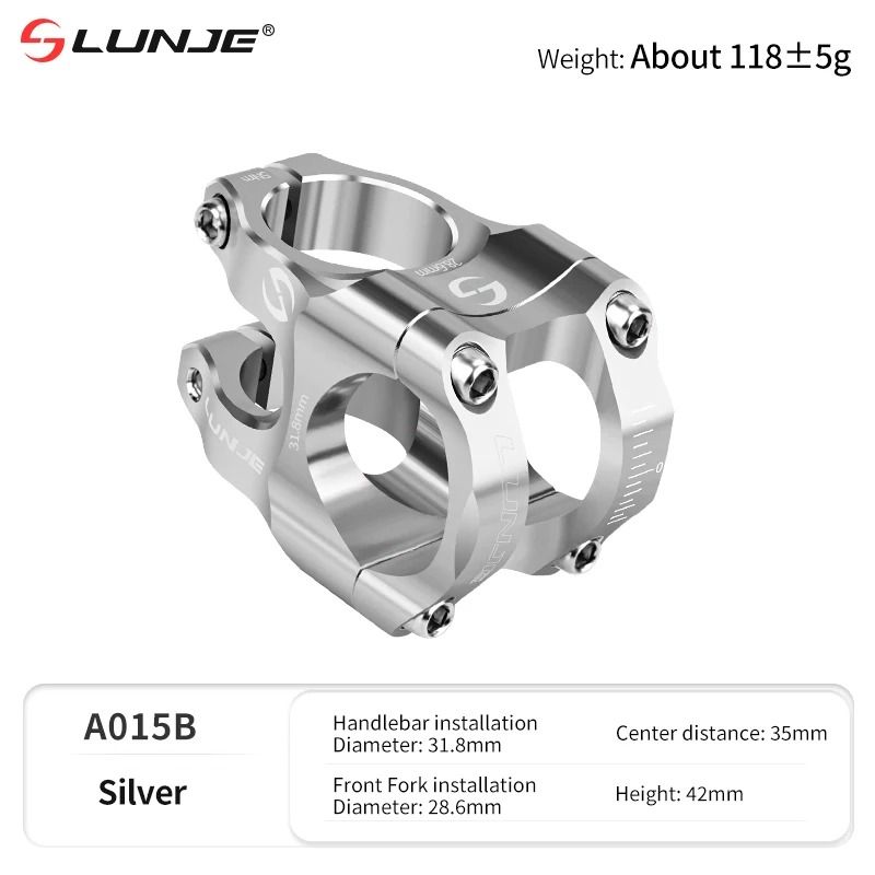 MTB Road Bike CNC Stem 318 Mm High Strength Riser 10