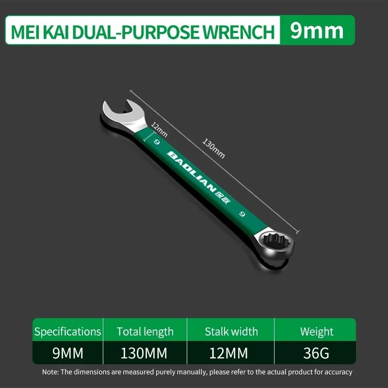 BaoLian Plum Blossom Open Combination Wrench 8 30 Mm 9